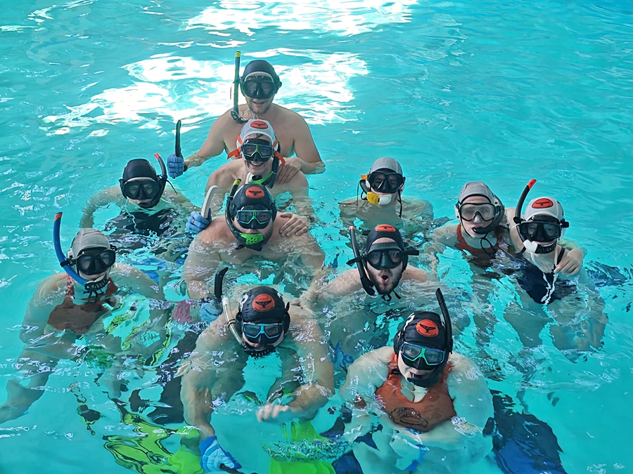 Hokej pod wodą Walenie Siemianowice Śląskie Trening 28 II 2026